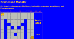 Desktop Screenshot of kruemelundmonster.de