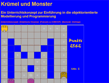 Tablet Screenshot of kruemelundmonster.de
